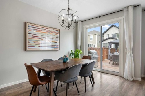 68 Masters Street Se, Calgary, AB - Indoor Photo Showing Dining Room