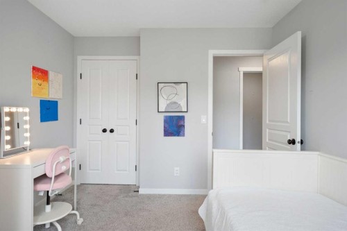 68 Masters Street Se, Calgary, AB - Indoor Photo Showing Bedroom