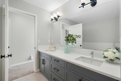 68 Masters Street Se, Calgary, AB - Indoor Photo Showing Bathroom