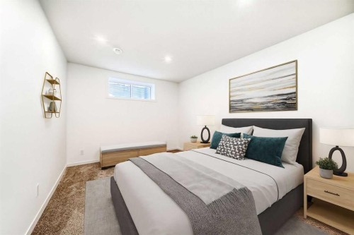68 Masters Street Se, Calgary, AB - Indoor Photo Showing Bedroom