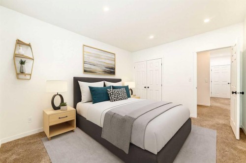 68 Masters Street Se, Calgary, AB - Indoor Photo Showing Bedroom