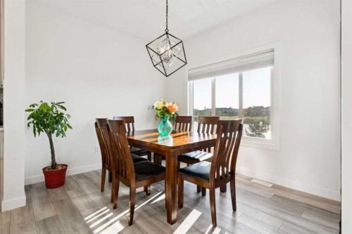 51 Midgrove Drive Sw, Airdrie, AB - Indoor Photo Showing Dining Room
