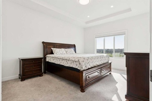 51 Midgrove Drive Sw, Airdrie, AB - Indoor Photo Showing Bedroom