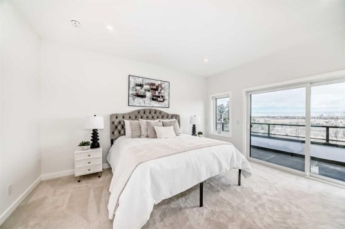 39B Moncton Road Ne, Calgary, AB - Indoor Photo Showing Bedroom