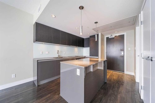 2203-1122 3 Street Se, Calgary, AB - Indoor Photo Showing Kitchen With Upgraded Kitchen