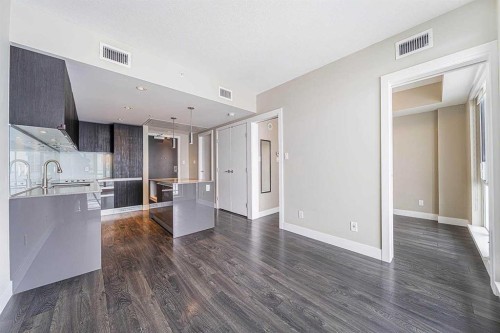 2203-1122 3 Street Se, Calgary, AB - Indoor Photo Showing Kitchen With Upgraded Kitchen
