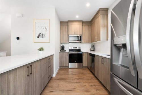 364 Seton Villas Se, Calgary, AB - Indoor Photo Showing Kitchen With Stainless Steel Kitchen With Upgraded Kitchen