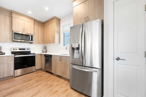 364 Seton Villas Se, Calgary, AB - Indoor Photo Showing Kitchen With Stainless Steel Kitchen