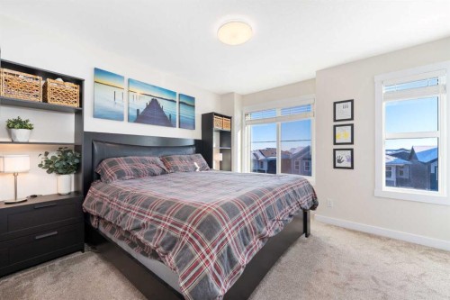 364 Seton Villas Se, Calgary, AB - Indoor Photo Showing Bedroom