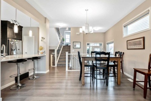 75 Fireside Crescent, Cochrane, AB - Indoor Photo Showing Dining Room