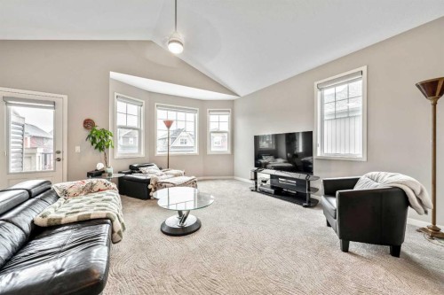 75 Fireside Crescent, Cochrane, AB - Indoor Photo Showing Living Room