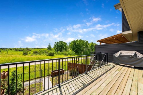75 Fireside Crescent, Cochrane, AB - Outdoor With Deck Patio Veranda With Exterior