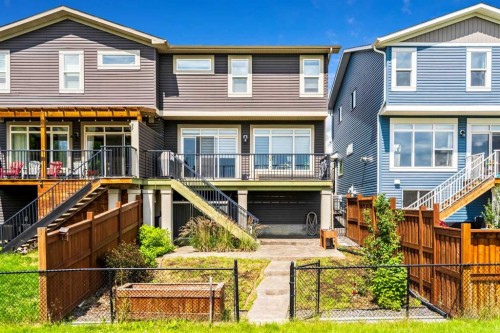 75 Fireside Crescent, Cochrane, AB - Outdoor With Deck Patio Veranda