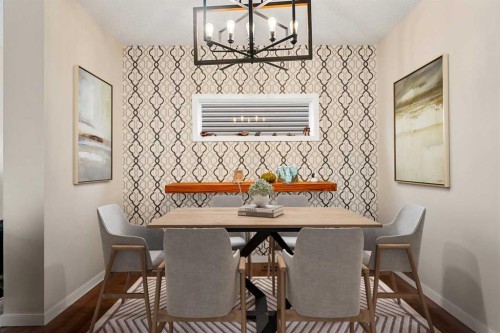 24 Copperpond Park Se, Calgary, AB - Indoor Photo Showing Dining Room