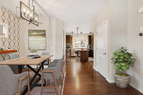 24 Copperpond Park Se, Calgary, AB - Indoor Photo Showing Dining Room