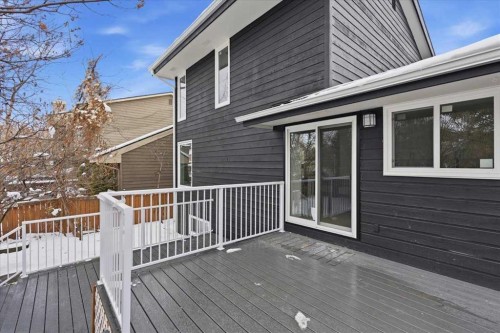 128 Deermoss Crescent Se, Calgary, AB - Outdoor With Deck Patio Veranda With Exterior