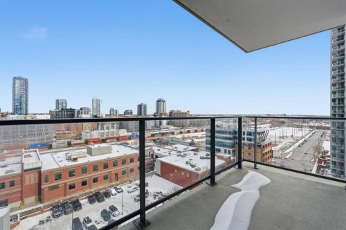 1002-1122 3 Street Se, Calgary, AB - Outdoor With Balcony With View