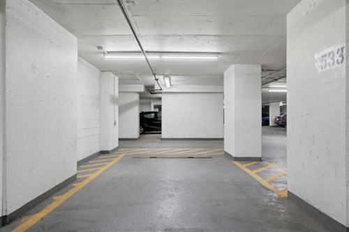 1002-1122 3 Street Se, Calgary, AB - Indoor Photo Showing Garage