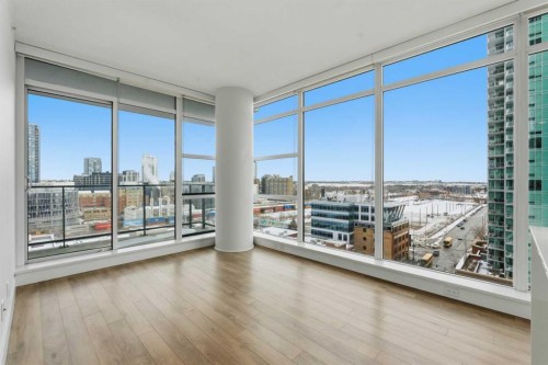 1002-1122 3 Street Se, Calgary, AB - Indoor Photo Showing Living Room