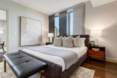 500-817 15 Avenue Sw, Calgary, AB - Indoor Photo Showing Bedroom