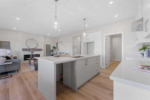19 Clearwater Lane, Chestermere, AB - Indoor Photo Showing Kitchen
