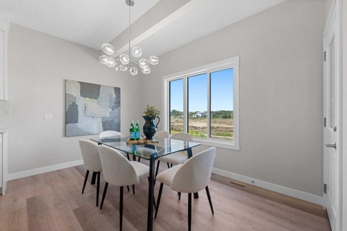 19 Clearwater Lane, Chestermere, AB - Indoor Photo Showing Dining Room