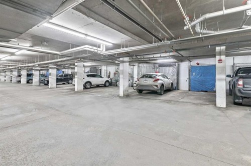 104-250 New Brighton Villas Se, Calgary, AB - Indoor Photo Showing Garage