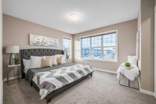 69 Skyview Point Common Ne, Calgary, AB - Indoor Photo Showing Bedroom