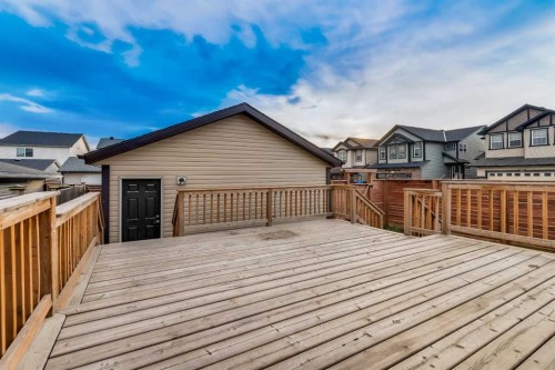 69 Skyview Point Common Ne, Calgary, AB - Outdoor With Deck Patio Veranda With Exterior