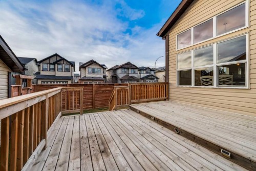 69 Skyview Point Common Ne, Calgary, AB - Outdoor With Deck Patio Veranda With Exterior