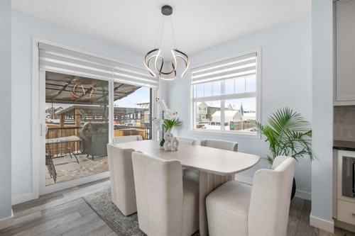158 Magnolia Path Se, Calgary, AB - Indoor Photo Showing Dining Room