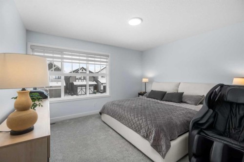 158 Magnolia Path Se, Calgary, AB - Indoor Photo Showing Bedroom