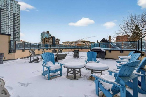 809-303 13 Avenue Sw, Calgary, AB - Outdoor With Deck Patio Veranda
