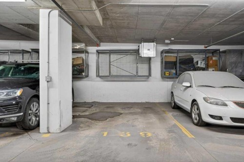 809-303 13 Avenue Sw, Calgary, AB - Indoor Photo Showing Garage