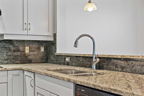432-3111 34 Avenue Nw, Calgary, AB - Indoor Photo Showing Kitchen With Double Sink