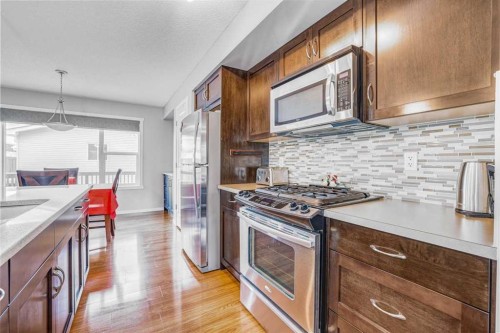 30 Nolanfield Heights Nw, Calgary, AB - Indoor Photo Showing Kitchen With Upgraded Kitchen