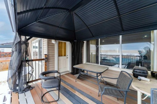 236 Willowmere Way, Chestermere, AB - Outdoor With Deck Patio Veranda With Exterior