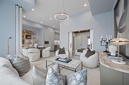 103-8375 Broadcast Avenue Sw, Calgary, AB - Indoor Photo Showing Living Room