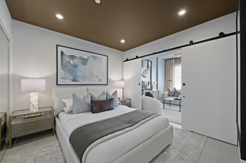 103-8375 Broadcast Avenue Sw, Calgary, AB - Indoor Photo Showing Bedroom