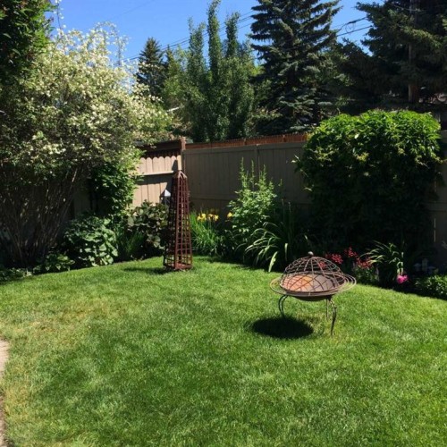 3449 Lane Crescent Sw, Calgary, AB - Outdoor With Backyard