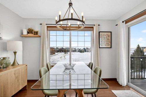 228 Sagewood Landing Sw, Airdrie, AB - Indoor Photo Showing Dining Room