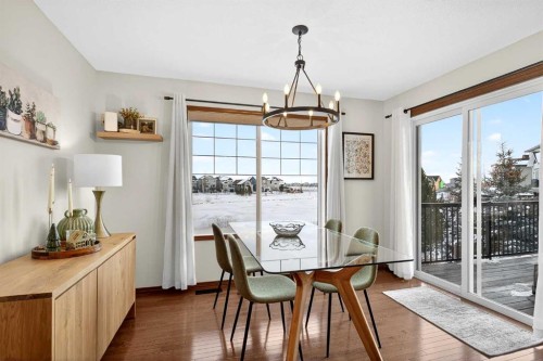 228 Sagewood Landing Sw, Airdrie, AB - Indoor Photo Showing Dining Room