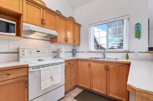 809-1997 Sirocco Drive Sw, Calgary, AB - Indoor Photo Showing Kitchen With Double Sink