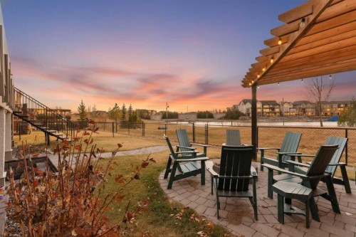 163 Masters Cove Se, Calgary, AB - Outdoor With Deck Patio Veranda With View