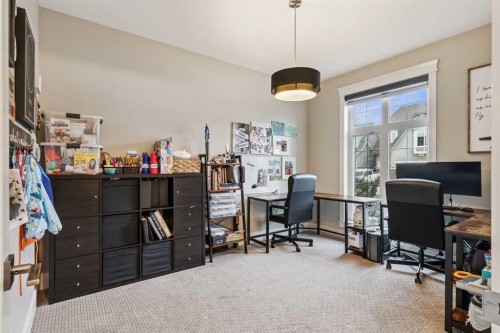 163 Masters Cove Se, Calgary, AB - Indoor Photo Showing Office
