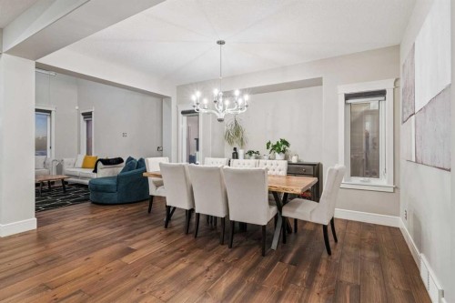 163 Masters Cove Se, Calgary, AB - Indoor Photo Showing Dining Room