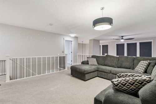 163 Masters Cove Se, Calgary, AB - Indoor Photo Showing Living Room