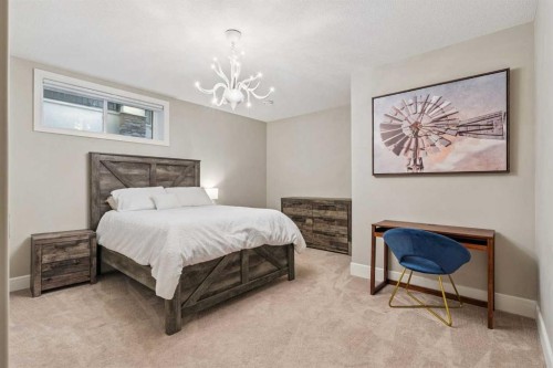 163 Masters Cove Se, Calgary, AB - Indoor Photo Showing Bedroom