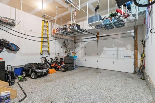 163 Masters Cove Se, Calgary, AB - Indoor Photo Showing Garage