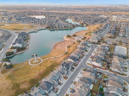 163 Masters Cove Se, Calgary, AB - Outdoor With Body Of Water With View